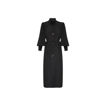 Zimmermann FW24 Long-Sleeved Dresses Women's Black