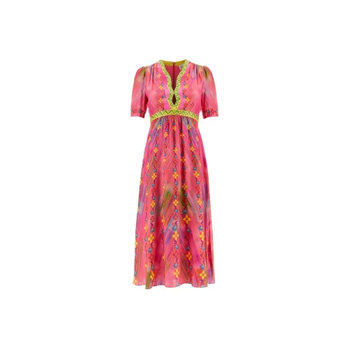 SALONI Short-Sleeved Dresses Women's Pink