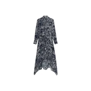 Stella McCartney FW23 Long-Sleeved Dresses Women's Black