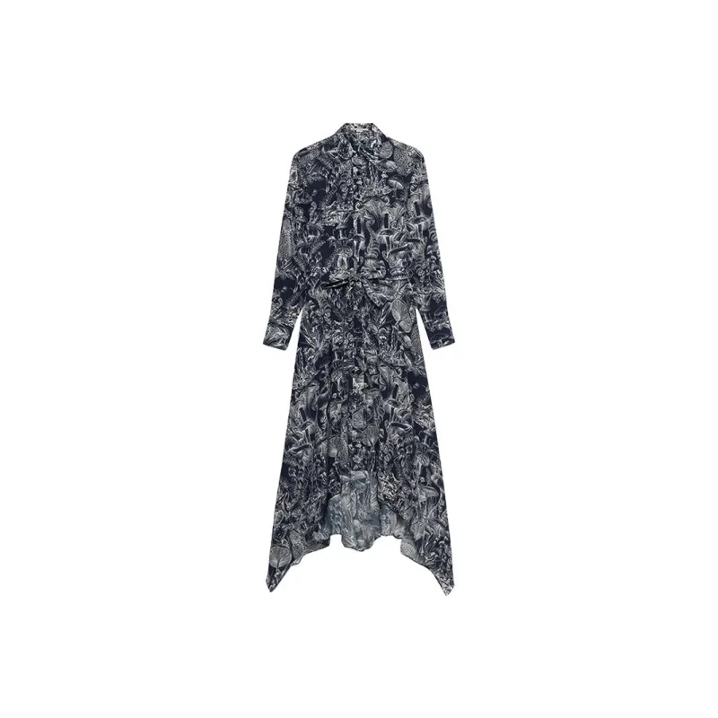 Stella McCartney FW23 Long-Sleeved Dresses Women's Black-0