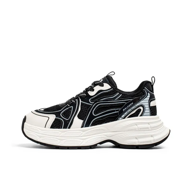 JKEM Cushioning, Slip Resistant, And Abrasion Resistant Low Top Chunky Sneakers Men's-0