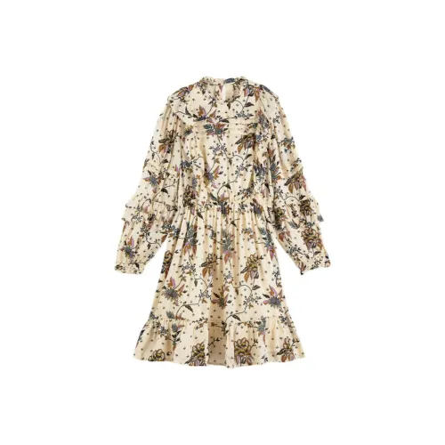 Scotch&Soda Long-Sleeved Dresses Women's Multicolor