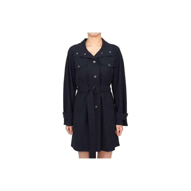 MaxMara Long Sleeved Dresses Women's Blue-0