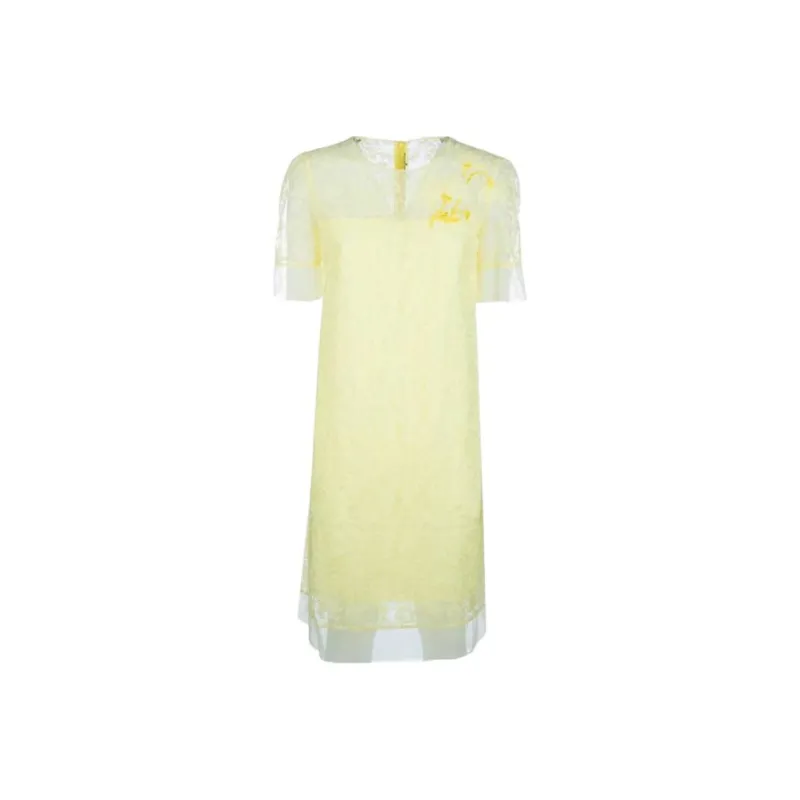 ERMANNO SCERVINO Floral embroidered Midi Dress-0