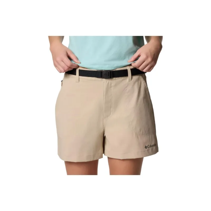Columbia Brea Falls Omni-Shade Omni-Shield Release Casual Shorts Women's Ancient Fossil-0