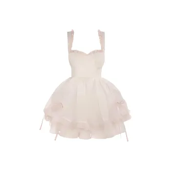 Selkie Collection SS24 Slip Dresses Women's Ivory White
