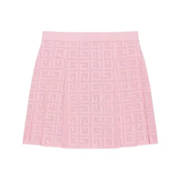Givenchy 4G Pleated Skirt 'Light Pink'