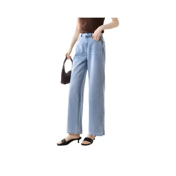 Mo Han Yi Mei Jeans Women's Washable Light Blue