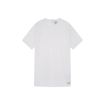 CALVIN KLEIN Short Sleeved Dress Women's White