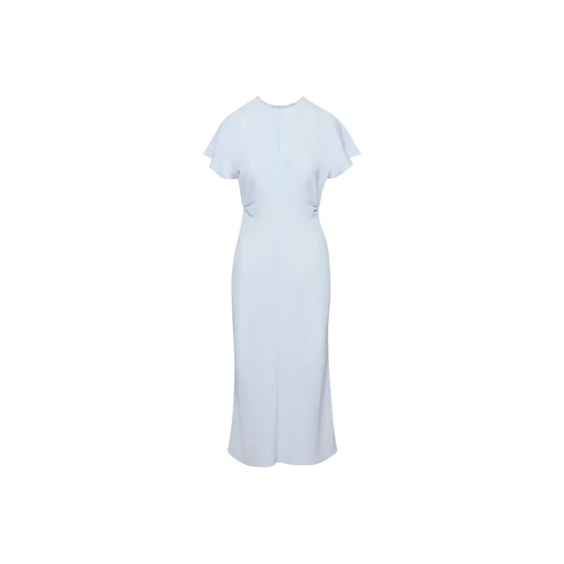 ARITZIA Babaton Futurist Dress Short Sleeved Dresses Women's Glimmer/Shimmer Blue-0