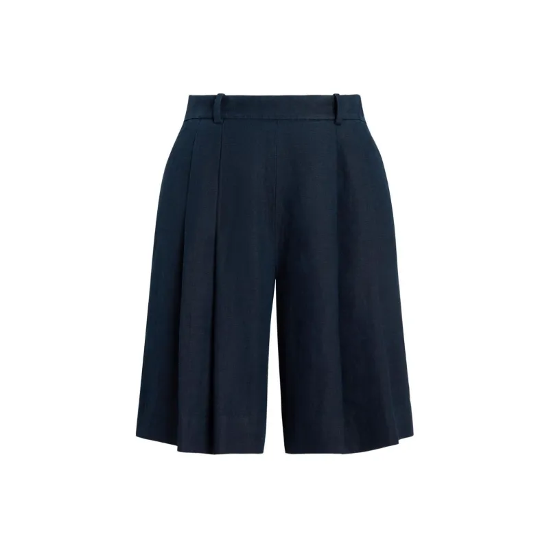 Polo Ralph Lauren Pleated High-waisted Shorts-0
