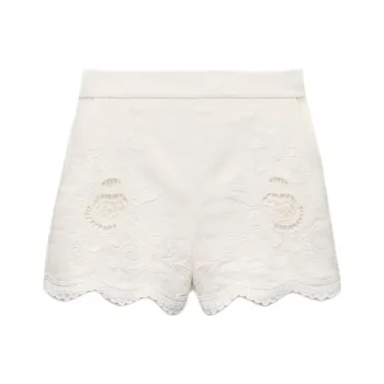 ZARA Casual Shorts Women's White