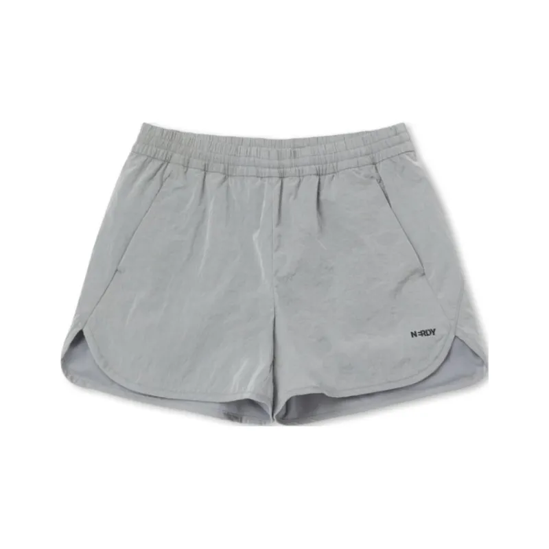 NERDY Casual Shorts Women's Silver-0
