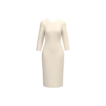 BRAND BY MEI Long Sleeved Dresses Women's Apricot