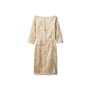 MIU MIU Crêpe Satin Silk Dress