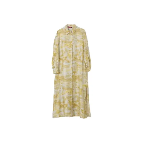 MaxMara Studio Svelto All Over Patterned Belted Dress