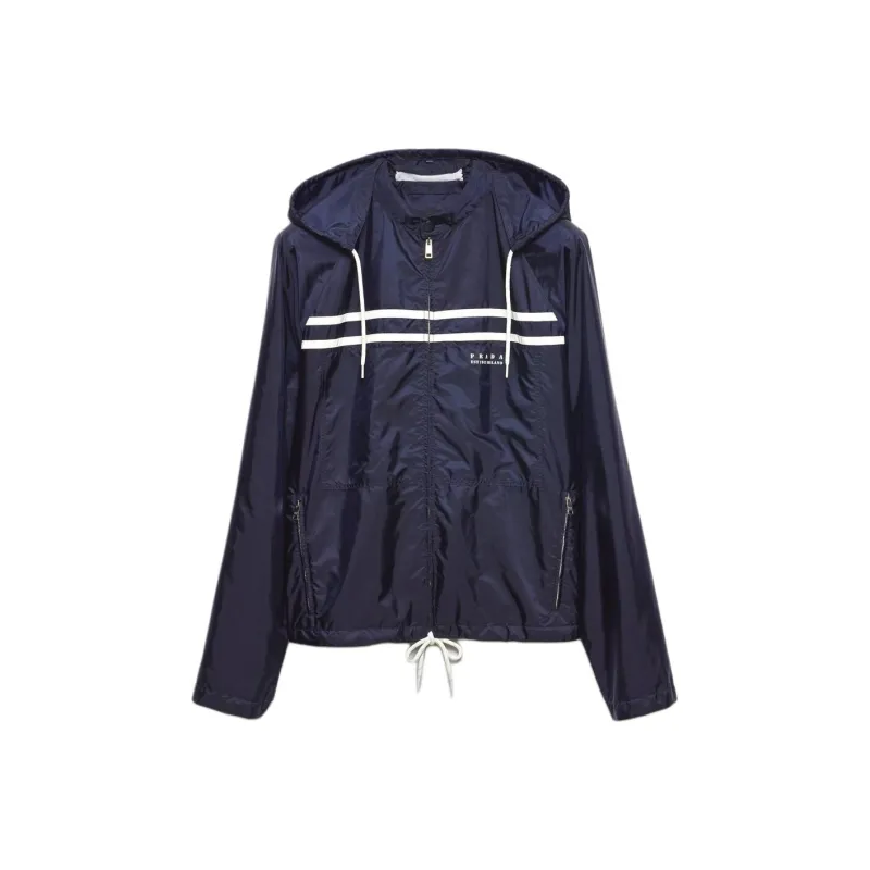 PRADA Jackets & Coats Men's Blue White-0