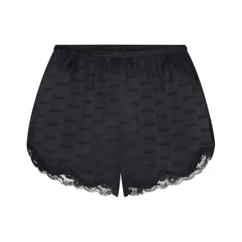SKIMS JACQUARD LACE SHORT Casual Shorts Women's ONYX/Onyx
