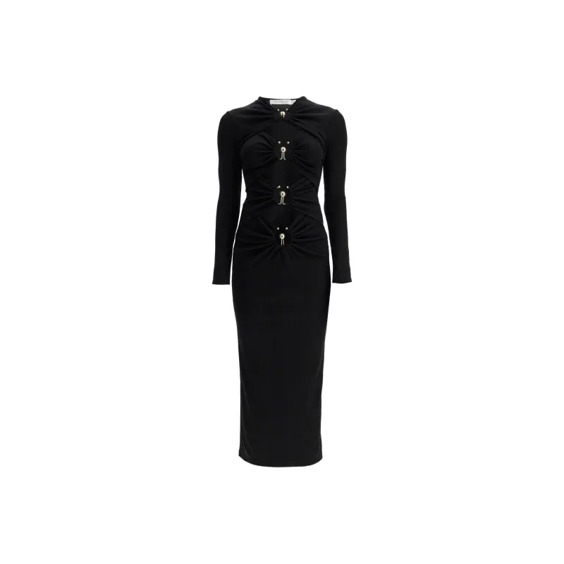 Christopher Esber Orbit Cut Out Detailed Midi Dress-0