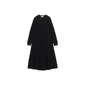 Beams Long Sleeved Dress Women's Black