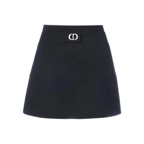 DIOR Casual Short Skirts Women's Black