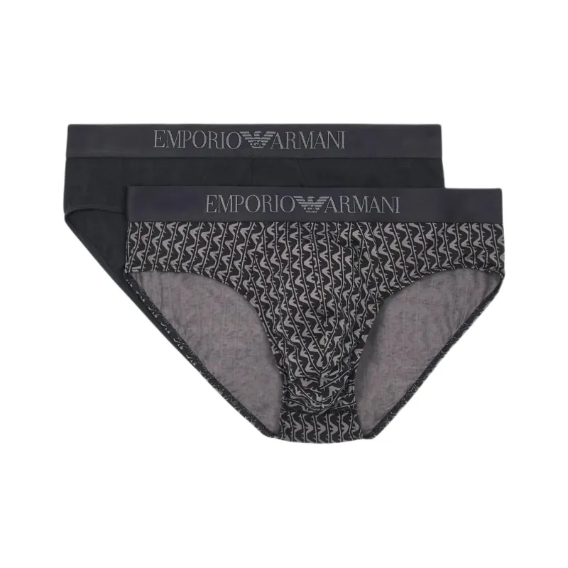 EMPORIO ARMANI Underpants Men's 2 Pack Black-0