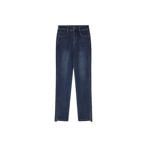 YINER GoodLand Jeans Women's Navy Blue