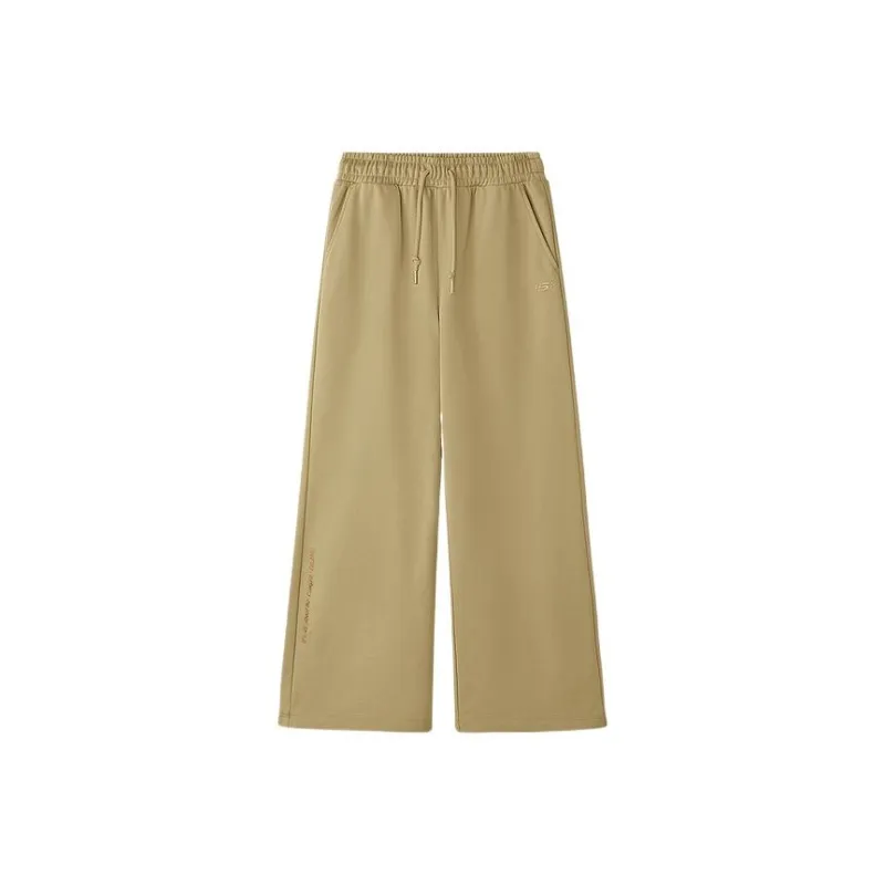 Skechers New Year Knitted Sports Pants Women's Beige Umber-0