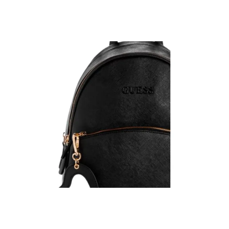 GUESS Artificial Leather Backpack Women's Black-4