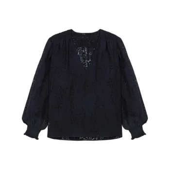 Maje Floral jacquard Blouse