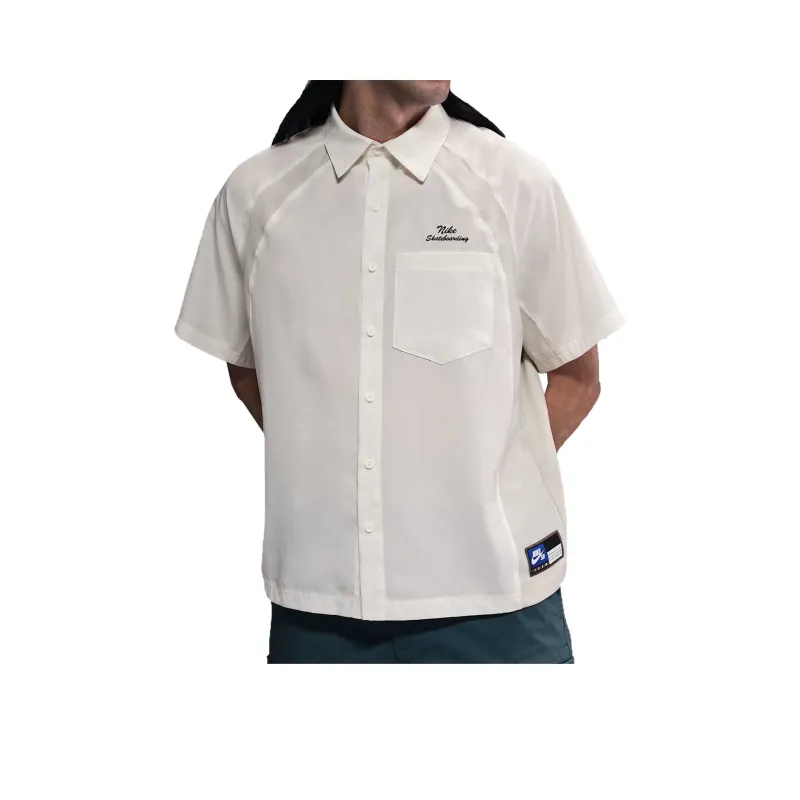 Nike Sb Dri FIT Woven Short Sleeve Bowler Shirt-0
