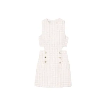 Sandro Cut out Tweed Minidress