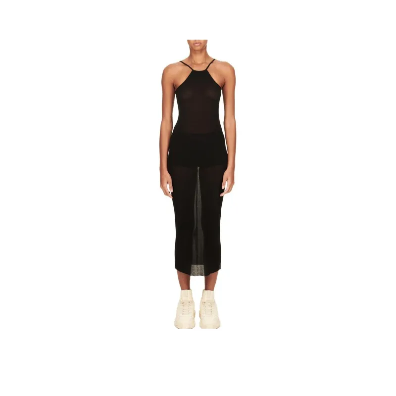 RICK OWENS Scorpio Ribbed knit Midi Dress-0