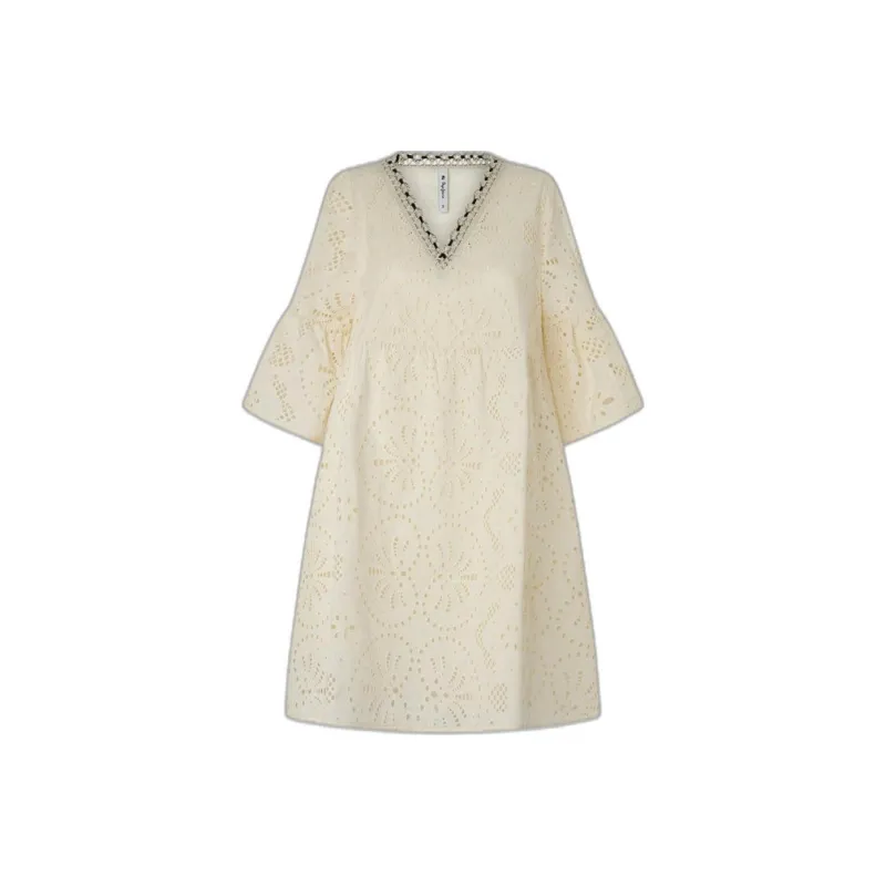 Pepe Jeans Long-Sleeved Dresses Women's White-0