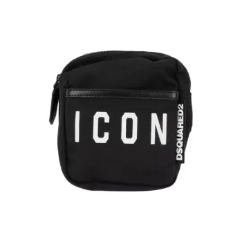 DSQUARED 2 Print Shoulder Bag Men's Black