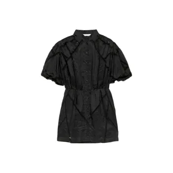 FRAME Short Sleeved Dress Women's Black