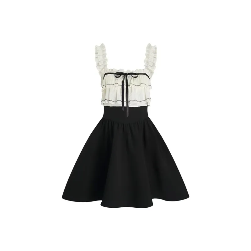 JOSR Slip Dresses Women's Black-0