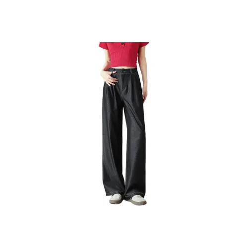FAWENXIANGZI Jeans Women's Black