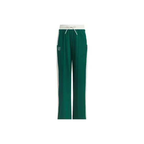 Adidas Originals RETRO SS25 SPORTY CLUB TRACK PANTS Knitted Sweatpants Women's Forest Green