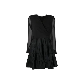 Sandro Long Sleeved Dresses Women's Black