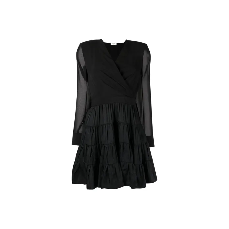Sandro Long Sleeved Dresses Women's Black-0
