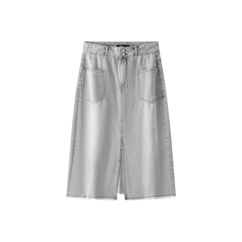 SEM/R Denim Long Skirts Women's-2
