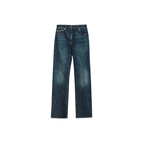 Ferragamo High Waisted Straight Leg Jeans