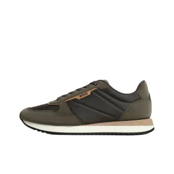 HUGO BOSS Low Top Casual Shoes Men's Dark Green