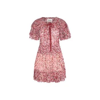 ISABEL MARANT ETOILE Flora Printed Drawstring Dress