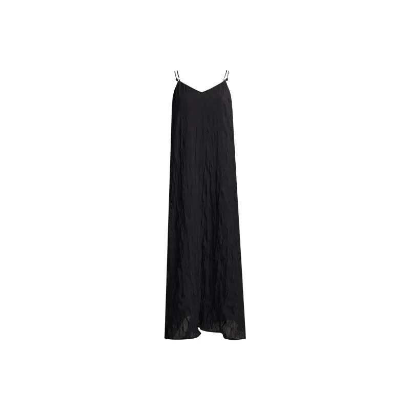 THE SEA LIFE Slip Dress Women's Black Mage-0