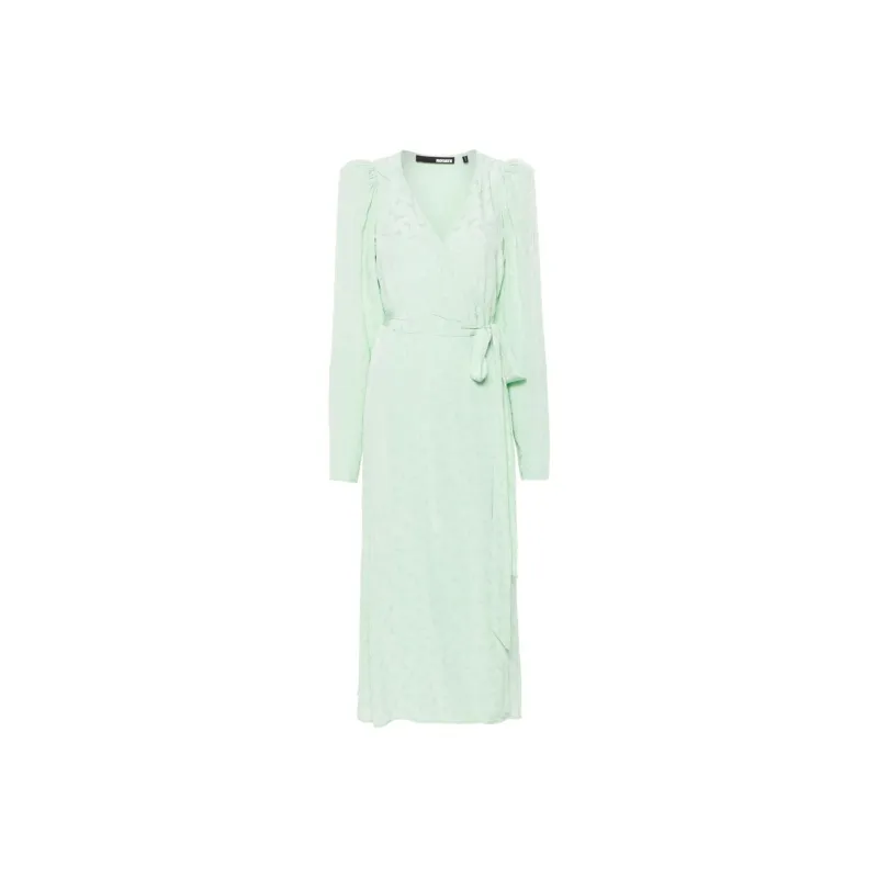 Rotate Jacquard Midi Dress-0