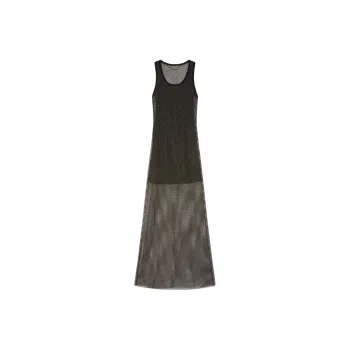 PALM ANGELS Double Layer Mesh Dress