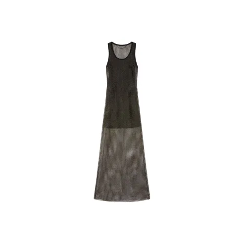 PALM ANGELS Double Layer Mesh Dress