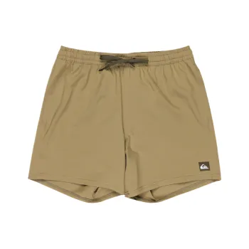Quiksilver Surfsilk Solid Swimming Shorts Men's Khaki